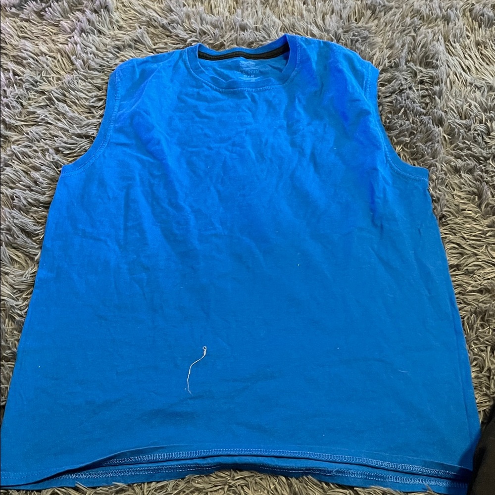 Fruit of the Loom Blue Tank Top